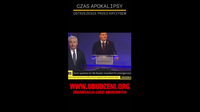 Czas Apokalipsy ostrzeżenie przed kryzysem